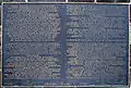 Gedenktafel am Conrad-von-Hötzendorf-Denkmal an der Bahntrasse oberhalb von Klausen