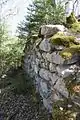 Fundament des Turmes
