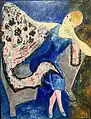 Frau im blauen Kleid (Sigrid Hjertén)