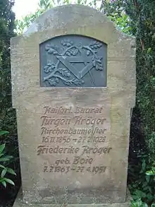 Grabstein von Jürgen Kröger