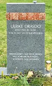 Grabstein von Ulrike Drasdo
