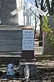 Grabstein eines russischen Kriegsgefangenen von 1918