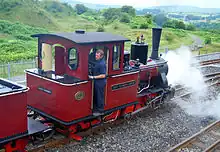 Die GRAF SCHWERIN-LÖWITZ der  Brecon Mountain Railway in Wales