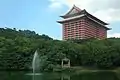 Grand Hotel mit Springbrunnen