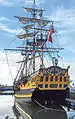 Als Grand Turk vor Anker in Oostende, Belgien.