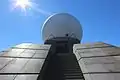 Radarstation mit Aussichtsplattform