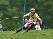 Hannes Angerer im Slalom der Österreichischen Meisterschaften 2010