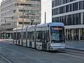 Variobahn 216 in neuem Design bei der Messe.