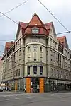 Das sog. Roseggerhaus in der Annenstraße