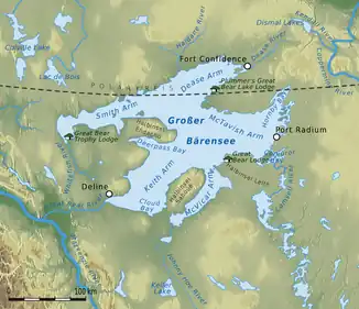 Déline am Großen Bärensee