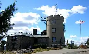 Das Observatorium von Osten gesehen