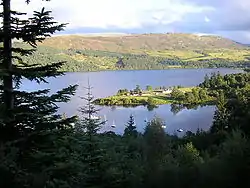 Blick von Fort Augustus über Loch Ness