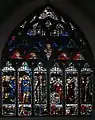 Großes Westfenster in der Kathedrale von Shrewsbury