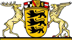 Großes Wappen des Landes Baden-Württemberg