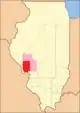 Das Greene County von seiner Gründung 1821 bis 1823