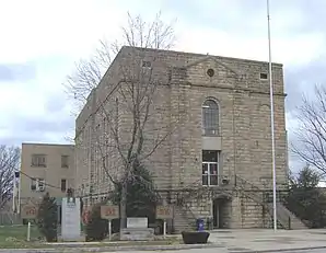 Das Greenup County Courthouse in Greenup, gelistet im NRHP