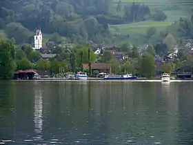 Schifflände Maur, Ansicht vom Greifensee
