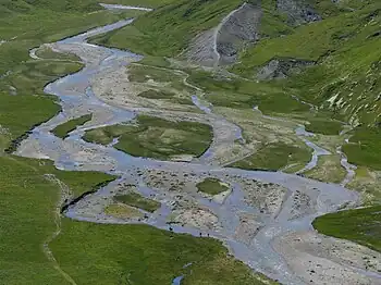 Mäander des Rein da Sumvitg
