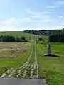 Kolonnenweg auf dem Außengelände des Grenzlandmuseum Eichsfeld