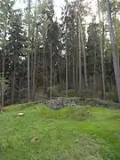 Relikte der Burganlage Grimmstein