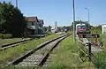 Blick in Richtung Ausfahrt nach Bad Pirawarth