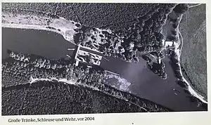 Luftbild ehemalige Schleuse Große Tränke