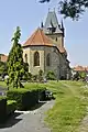 Ansicht aus Nordost (Friedhof)