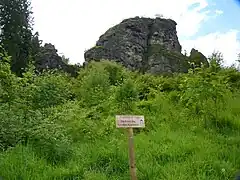 Großer Kurfürst, Felsgebilde am Goldstein