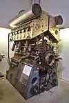 816 PS starker 12 Zylinder V-Stirling-Diesel-Motor in der Wehrtechnischen Studiensammlung Koblenz