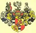 Wappen derer von Lamberg um 1600 nach Wappenmehrung