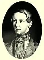 Erbgroßherzog Friedrich Franz II., Student in Bonn im Jahr 1841.