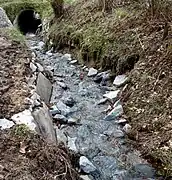 Der Leimbach im Mühlenbereich