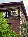 Detail der Fassade, Gebäudeecke