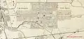 Verlauf des Kaitzbaches am Großen Garten und Bürgerwiese um 1863