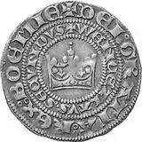 Prager Groschen, Vs., Wenzel II. (1278–1305).