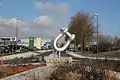 ASDO-Großschäkel, hier als Zierstück auf einer Kreisverkehrsinsel in Dortmund-Körne.
