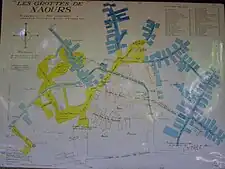 Plan der Grotten