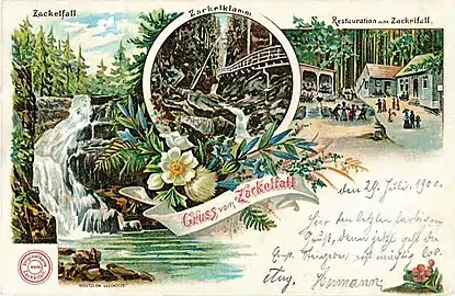 Historische Ansichtskarteaus dem Jahr 1900