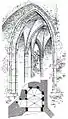 Grundriss und Ansicht der Kapelle 1892