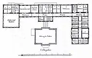 Grundriss 1. Obergeschoss nach Um- und Ausbau 1909/10