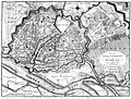 Grundriss von Hamburg 1820 (Stadtdeich 9, rechts vor dem Deichtor, mit „Rot“ gekennzeichnet)