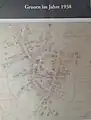Lageplan von Gruorn 1938
