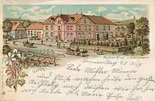 Der Wüstener Krug nach Neuaufbau, vor 1905