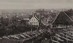 Kelter und Dorf um 1907