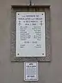 Gedenktafel für Gefallene der beiden Weltkriege