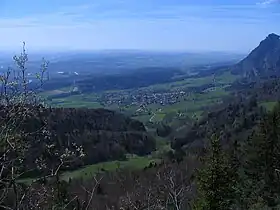 Günsberg aus dem Jura gesehen