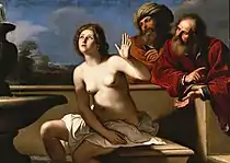 Susanna und die Alten (Susanna e i Vecchioni)  von Guercino ca. 1649.