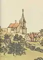Ansicht ca. 1611/15.Detail aus der Stralsunder Bilderhandschrift