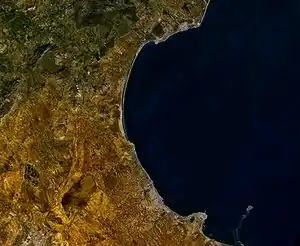Satellitenbild des Golfs