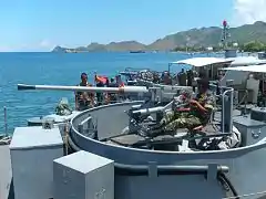 Geschütz auf einem osttimoresischen Patrouillenboot